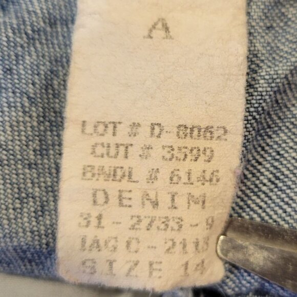 Vintage J.G. Hook Women's Sz 14 High Rise Straight Leg Medium Wash Denim Jeans - Picture 6 of 9